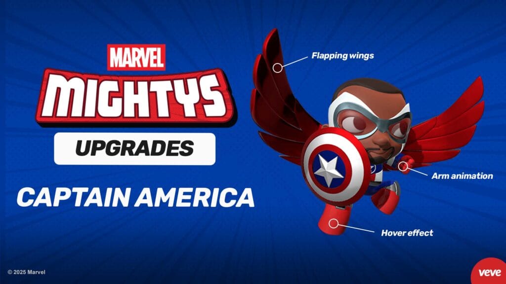 Marvel Mightys Upgrades — Captain America